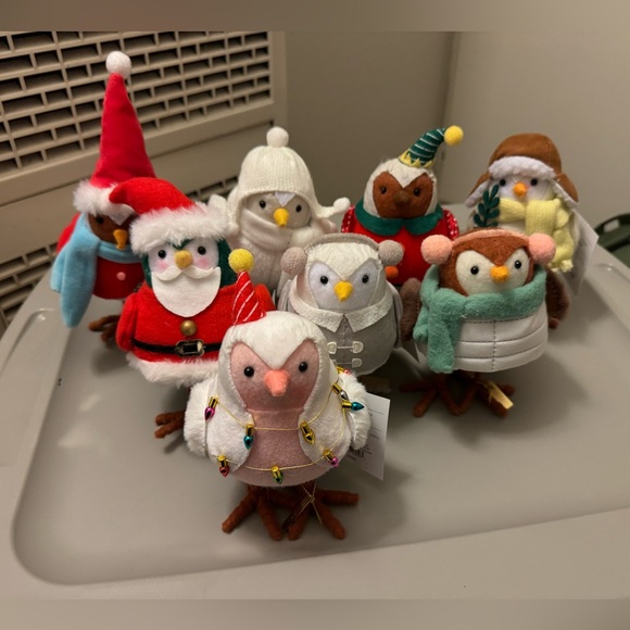 Wondershop 2023 Fabric Winter/Christmas Decorative Birds - Set of 8 @ Target